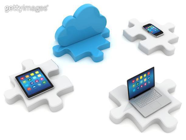 Cloud computing computer network security 이미지 (1267562302) - 게티이미지뱅크