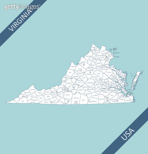 County map of virginia 1252394086 