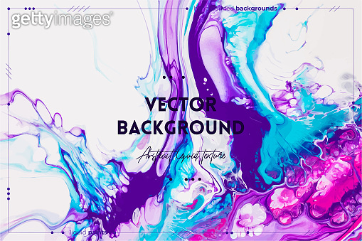Fluid art texture. Backdrop with abstract iridescent paint effect ...