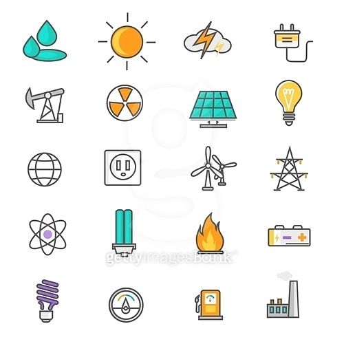 Energy and Resource Icon Set 이미지 (a10770805) - 게티이미지뱅크