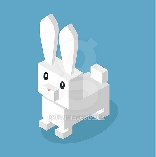 Isometric Rabbit Wild Animal Hare, Rabbit Isometric 3d Design (a10772868) 일러스트, 무료 일러스트 ...