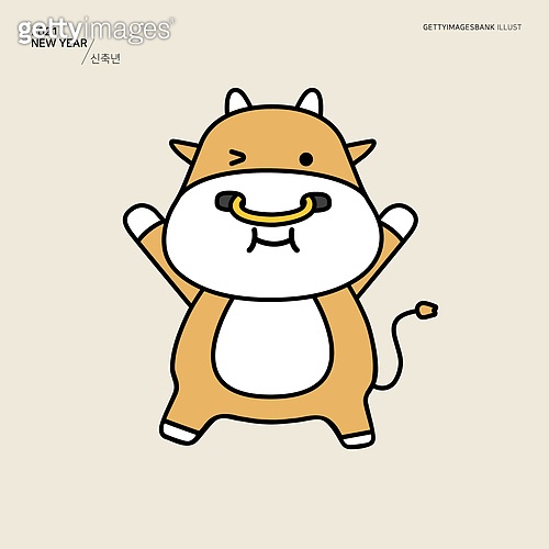 소 그림 일러스트, 소 (발굽포유류), 송아지 (새끼),