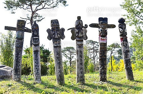 장승,조형물,나무,민속,전통,천하대장군,소수서원,서원,교육,건축,건물,한옥,기와집,순흥면,영주시,경북,경상북도,한국,국내여행 ...