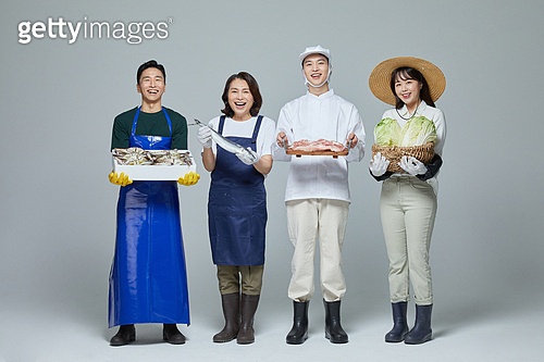 한국인, 상인 (소매업자), 산지직송 이미지 (jv12277677) - 게티이미지뱅크