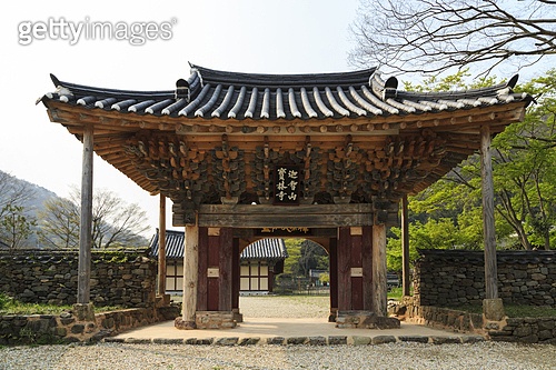 정문,일주문,해탈문,보림사,가지산,봉덕리,장흥군,전남 이미지 (a13045645) - 게티이미지뱅크