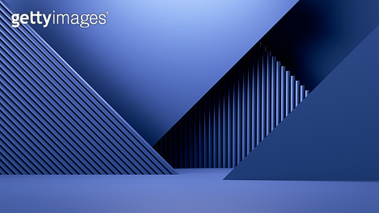 3d render, simple blue geometric background, modern minimal wallpaper ...