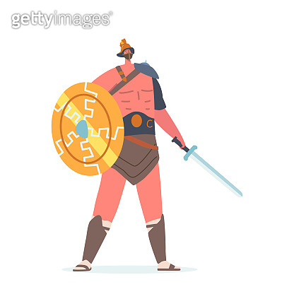 Legionary Soldier Roman Warrior Gladiator With Naked Torso Hold Sword legionary-soldier-roman-warrior-gladiator-with-naked-torso-hold-sword