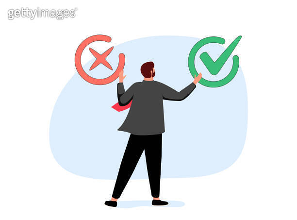 Business decision right or wrong, true or false, correct and incorrect ...