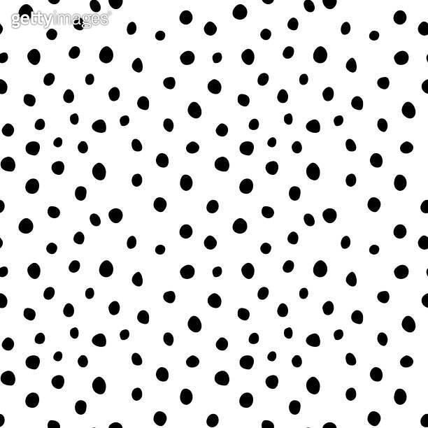 Background polka dot. Seamless pattern. Random dots, circles, animal ...