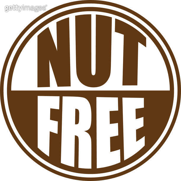 Nut free sign information food label 1355671610 