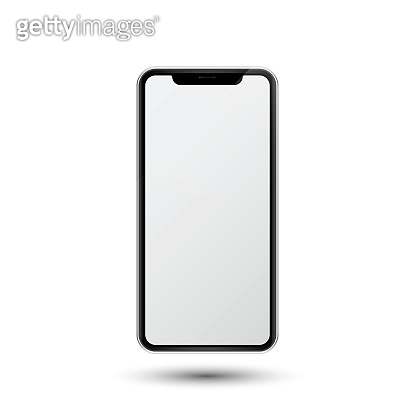 Smartphone. Mobile phone Template. Telephone. Realistic vector ...