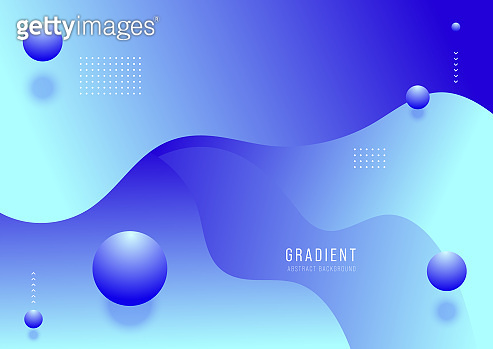 Abstract fluid dynamic background with colorful gradient wave modern ...