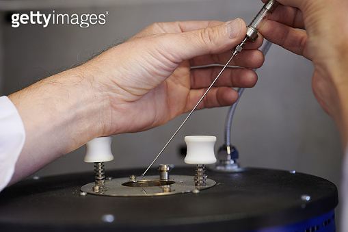 laboratory for testing the physical and chemical properties of fuels ...