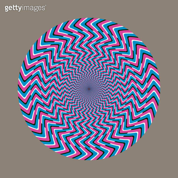 Optical illusion effect. Color abstract background 이미지 (1353208024 ...