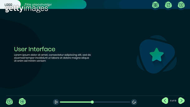Template, User Interface, Course layout, Assessment, e-learning ...