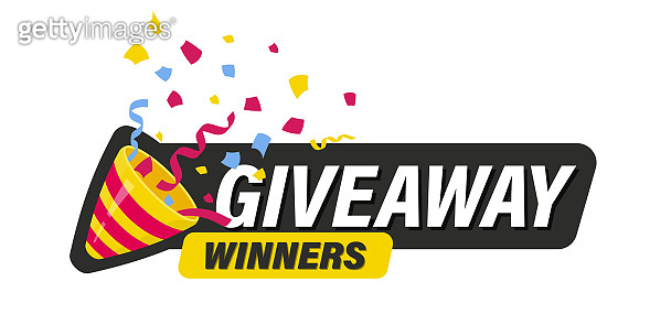 Exploding festive Popper with modern typography lettering Giveaway ...