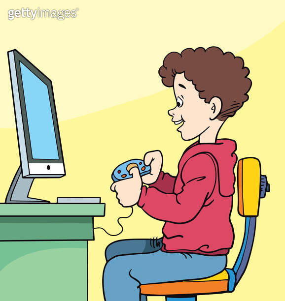 a-boy-is-playing-a-game-on-the-computer-1294425097