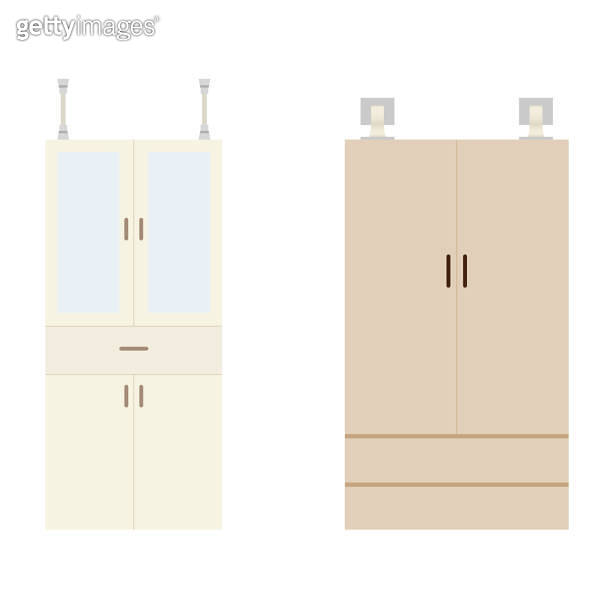 Illustration of how to use poles and metal fittings to prevent
