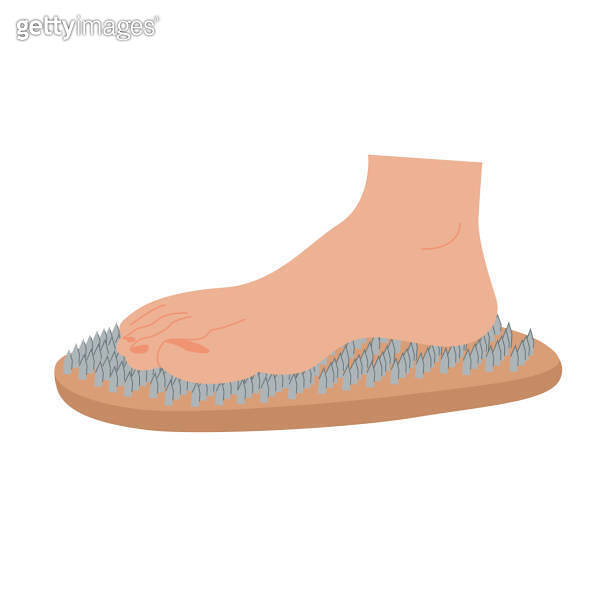 Sadhu Board. Bed of Nails. Yogic exercise. Fire Meditation Boards. Yoga