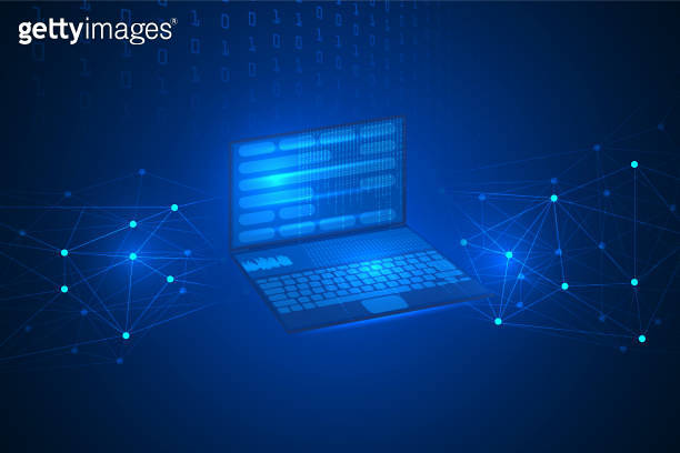 computer science binary code technology abstract background. 이미지 ...