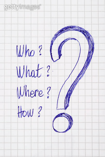 Who, What, Where, How? 이미지 (1306638420) 게티이미지뱅크