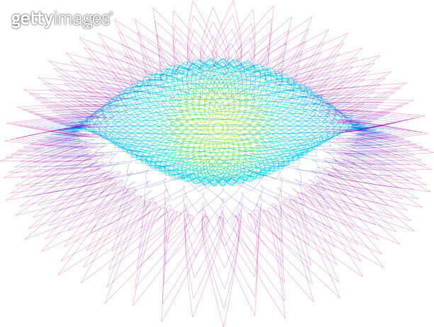 Overlapping Eye Pattern Overlapping lines and curves that make up geometric compositions. Eye ...