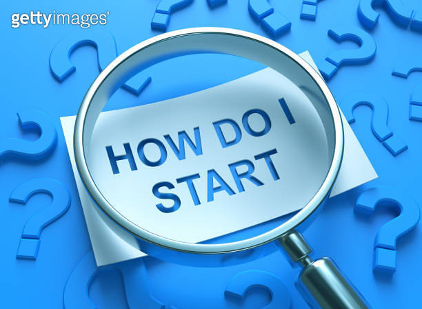 How Do I Start? 이미지 (1348130888) - 게티이미지뱅크