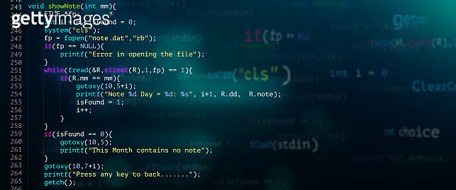 Abstract Modern tech of Programming code screen developer. 이미지 ...