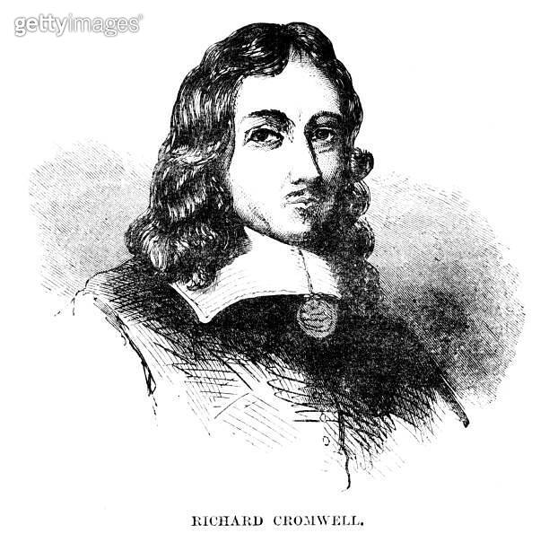 Oliver Cromwell Portrait; 16th Century British History 이미지 (1433234498