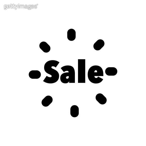 Simple sale icon, Vector outline icon on white background. (1402226801 ...