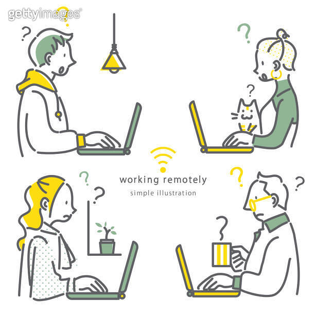 people working at home using the internet ??? (1405383008) - ???????