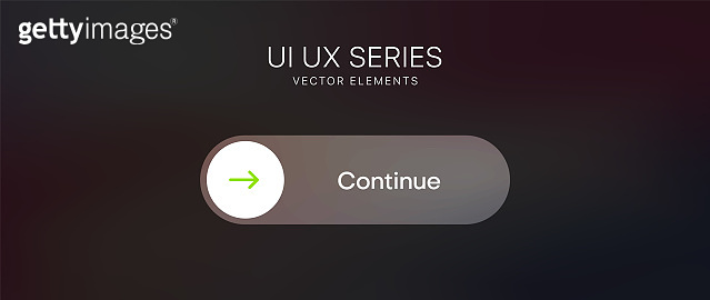 Continue button. Slide to continue. Slide to answer. Accept button ...