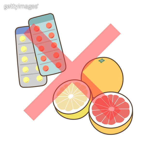 Grapefruitdrug interaction 이미지 (1368021726) 게티이미지뱅크