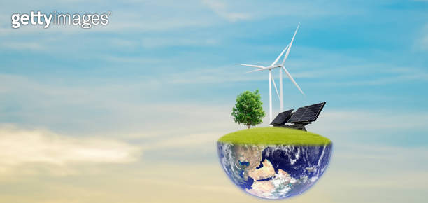 Clean energy environment concept love the earth , earth image provided ...
