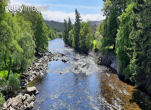 River Dee, Aberdeenshire, Scotland 이미지 (1440997622) 게티이미지뱅크