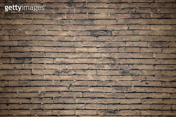 Old vintage retro style bricks wall for abstract brick background and ...