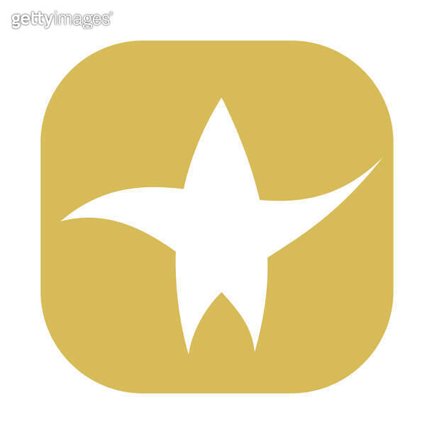 Star Shape Logo Application Icon 이미지 (1371108377) - 게티이미지뱅크