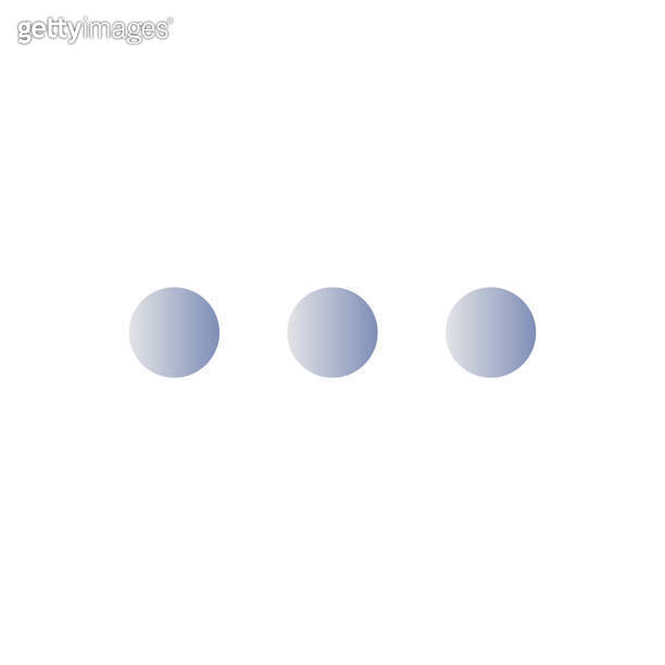 Three horizontal dots menu flat gradient color ui icon 이미지 (1410042359 ...