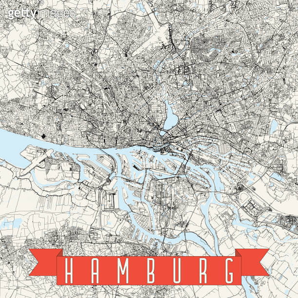Hamburg, Germany Vector Map 이미지 (1403568247) - 게티이미지뱅크