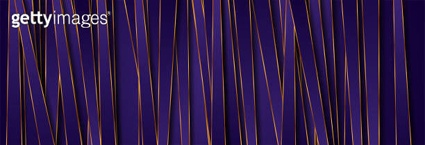 Violet stripes and golden lines abstract tech geometric background 이미지 ...
