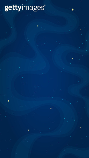 Dark blue space background vertical illustration 이미지 (1410941653) - 게티이미지뱅크