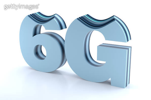 6G mobile telecommunication cellular high speed data connection concept ...