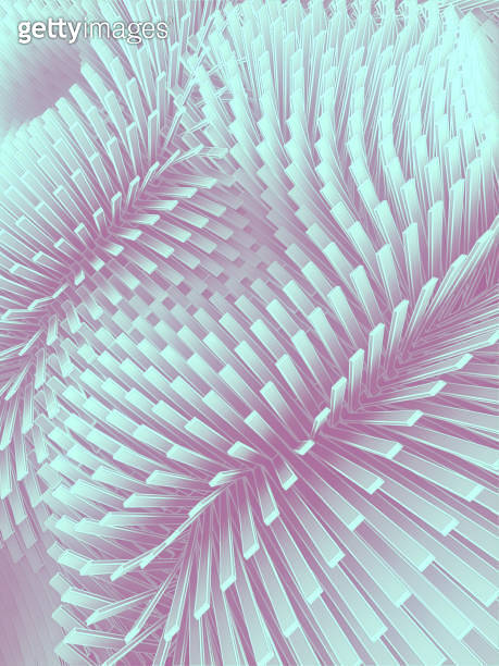 Geometric rectangular shapes with a trendy gradient. Design element. 3d ...