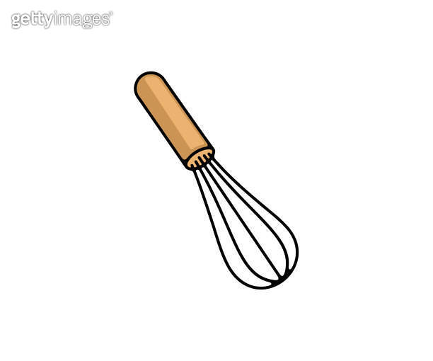 Whisk for mixing and whisking, beater mixer, whisker, design. Beater