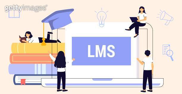 LMS Learning Management System software application concept 이미지 ...