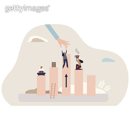 Leadership development with challenges to reach talent potential vector ...