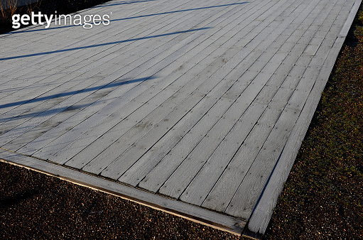 Plank Ramp tropical wood plank ramp with wheelchair specially adapted for ...