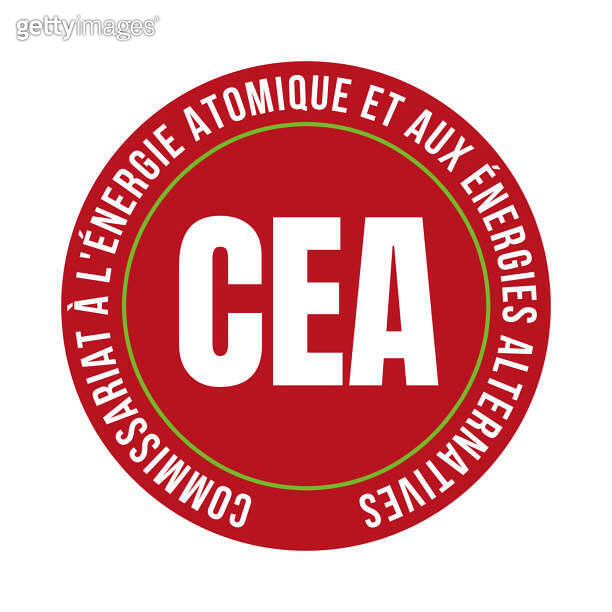 CEA french aternative energies and atomic energy commission symbol icon ...