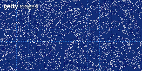 Topography map seamless pattern with grid and mountains 이미지 (1407931802 ...