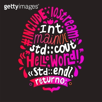 Writing code with the phrase hello world. Teaching coding and ...